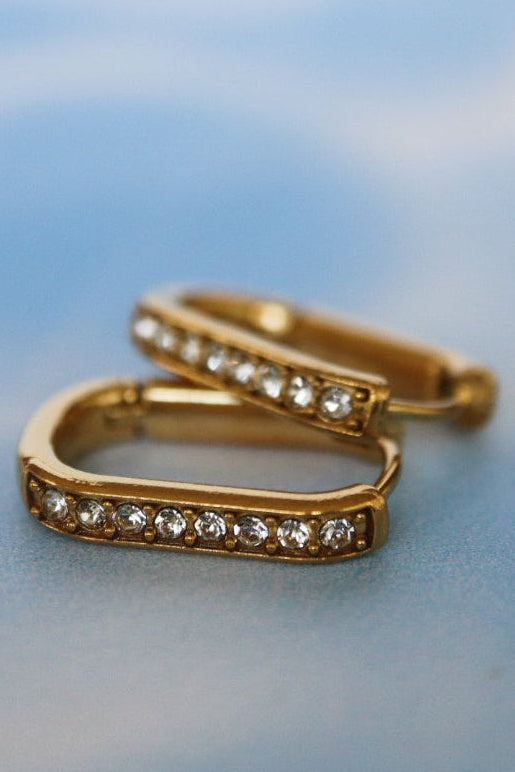 Arracadas bling gold