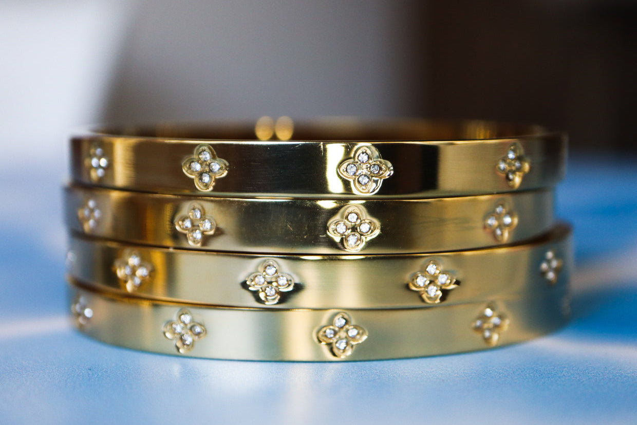Gold bracelets