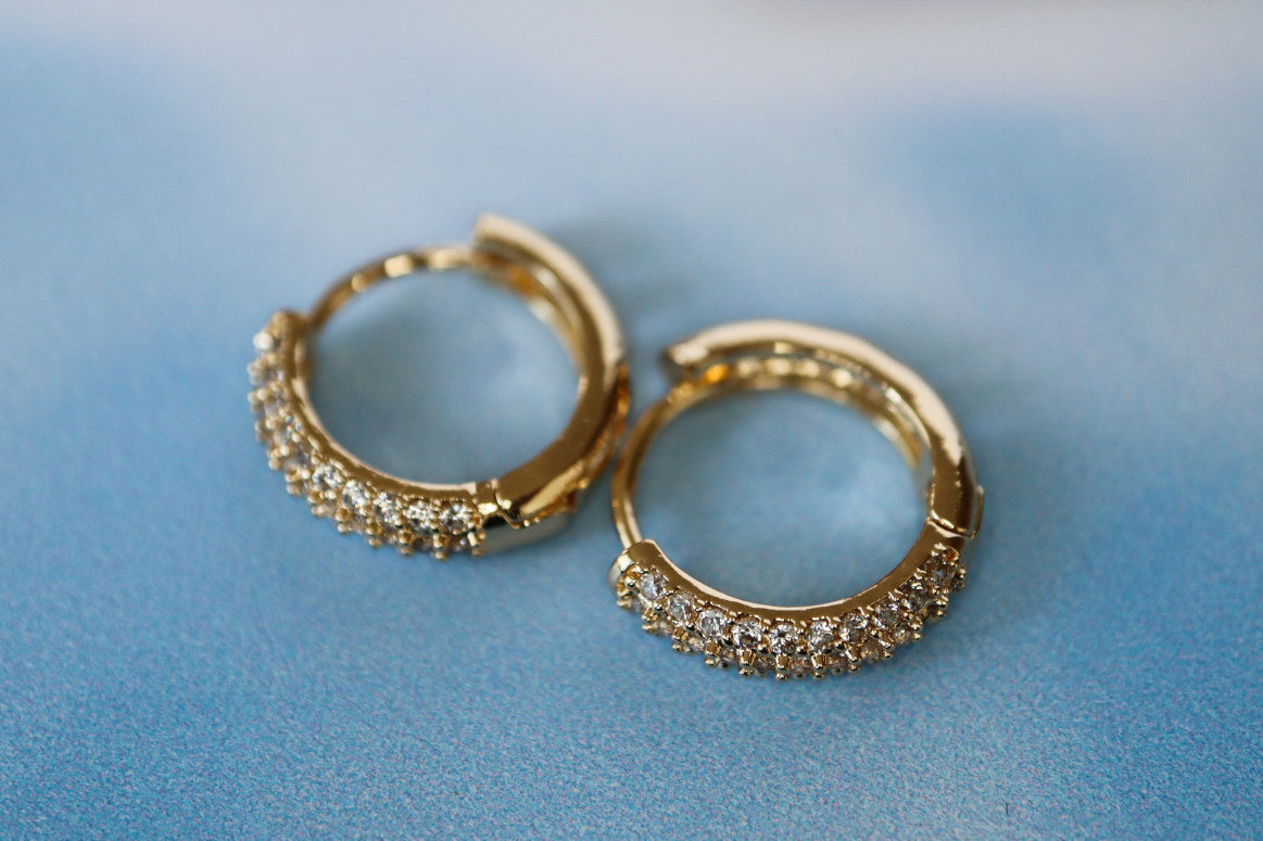 Bling hoops
