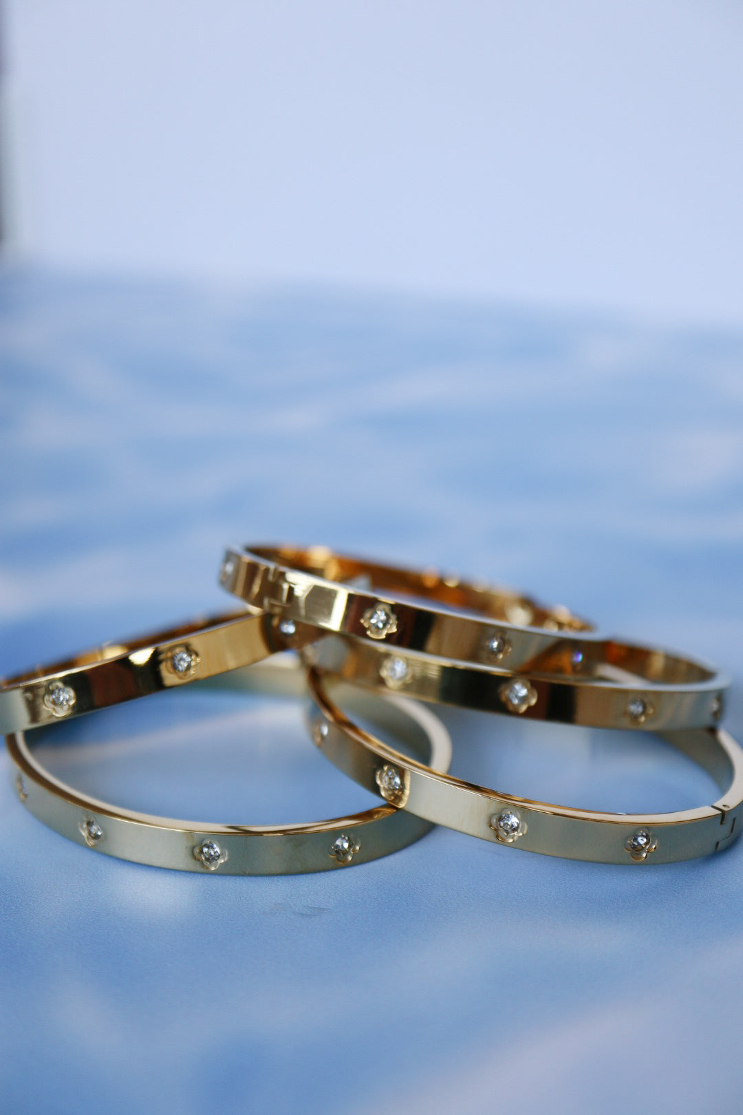 Gold bracelets