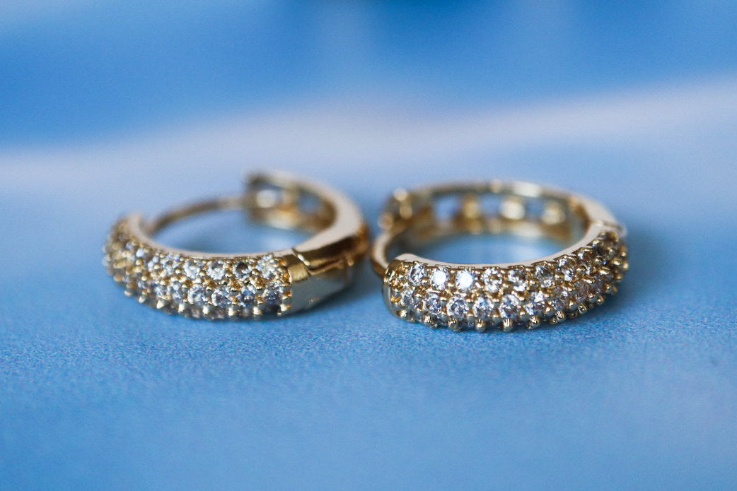 Bling hoops