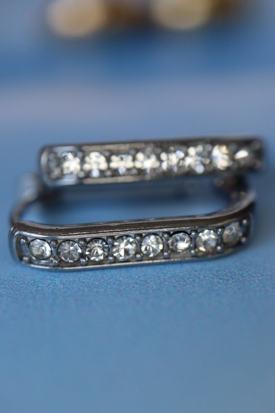 Arracadas bling silver