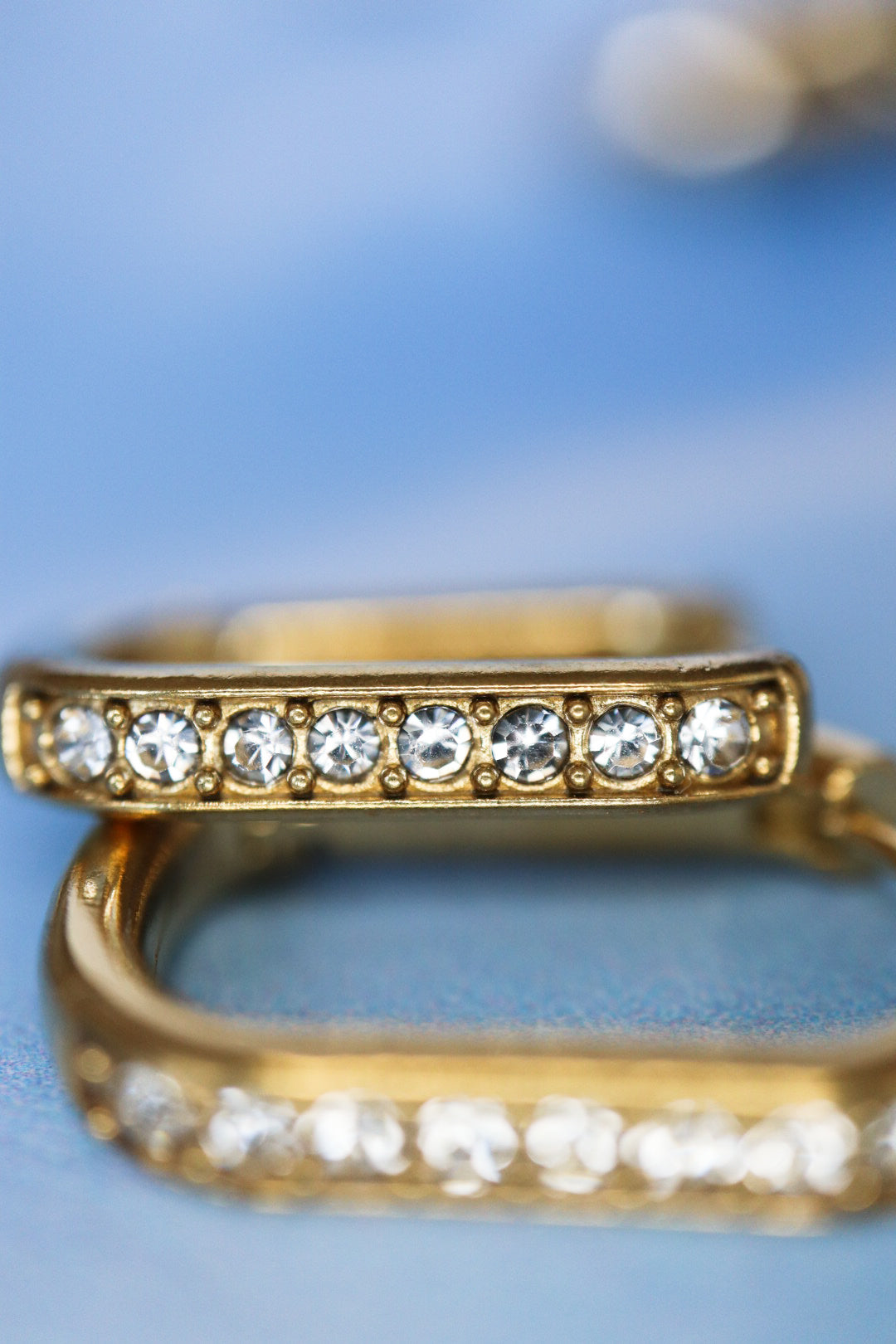 Arracadas bling gold