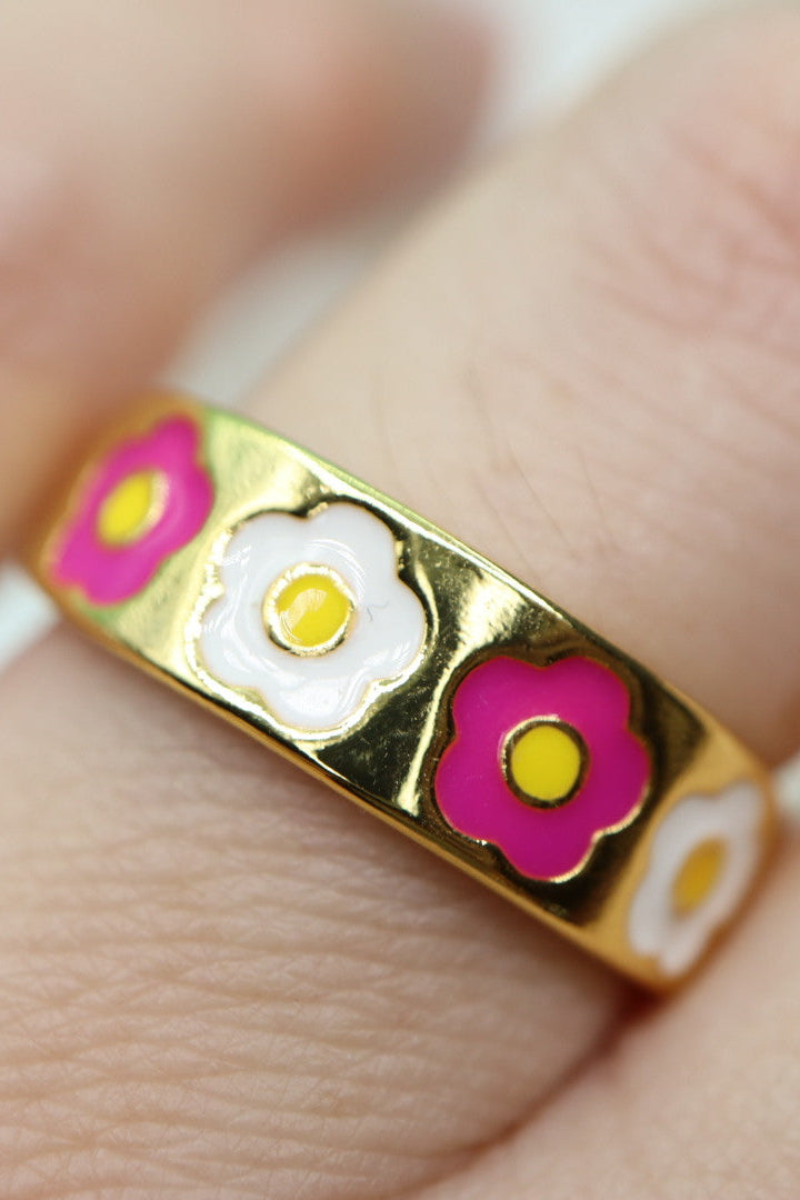 Anillo flores
