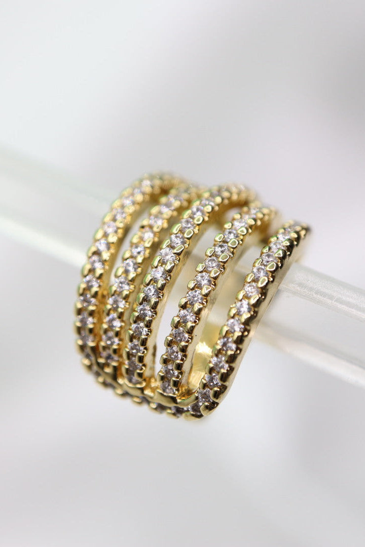 Earcuff con diamantes