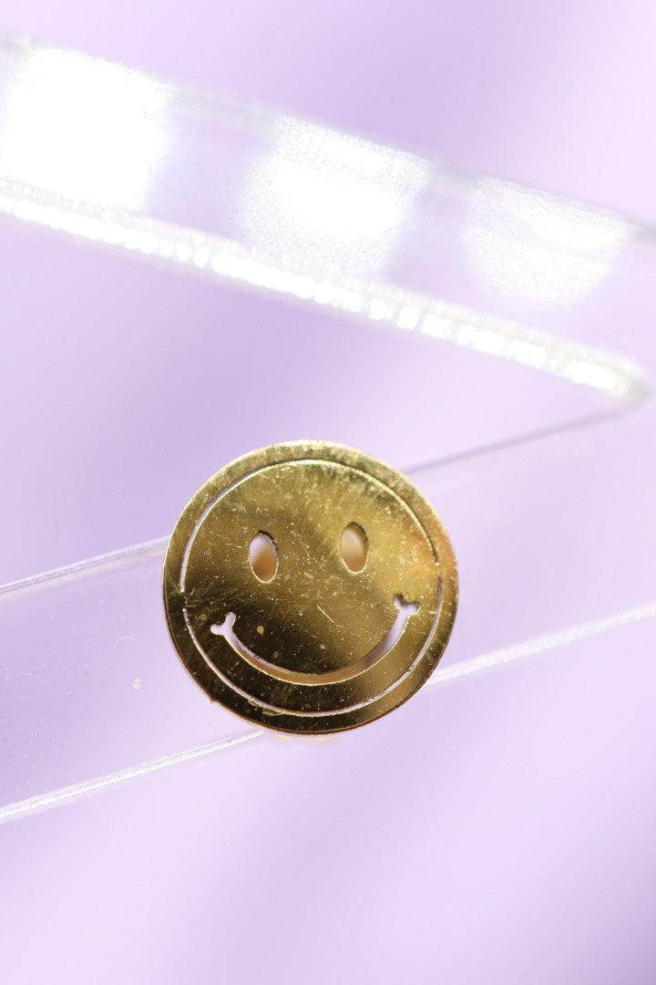 Arete carita feliz oro