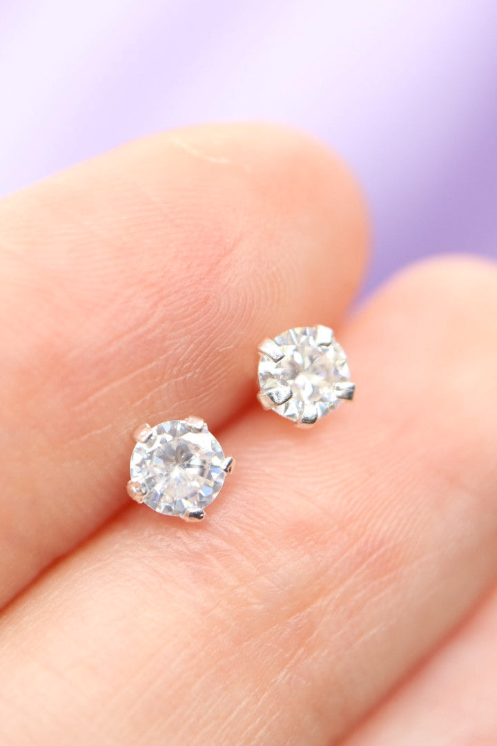 Piercing diamante plata