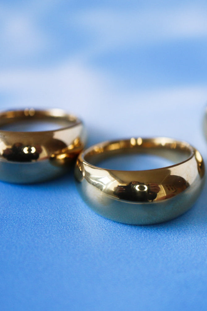 Anillo burbuja gold