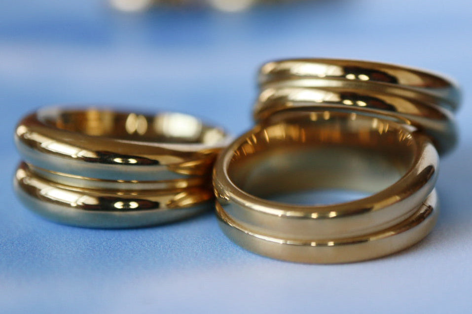 Anillo gold doble