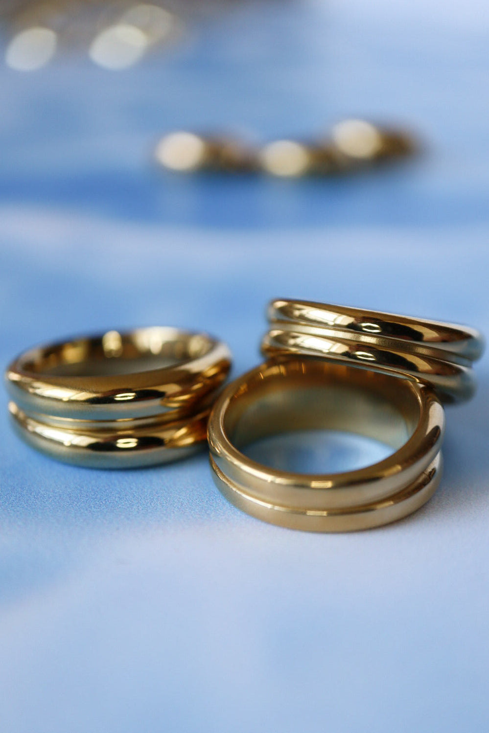 Anillo gold doble