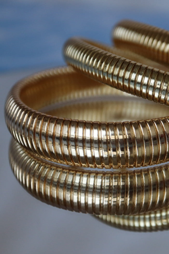 Pulsera serpiente gold