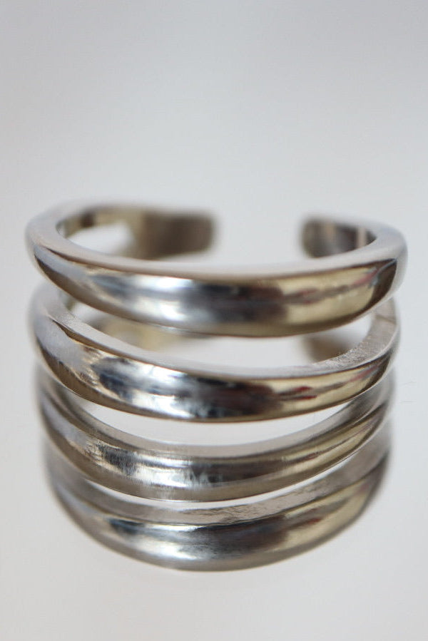 Anillo silver double