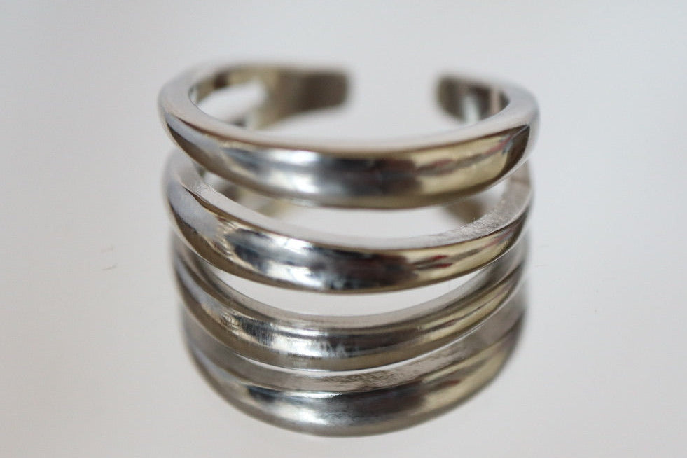 Anillo silver double